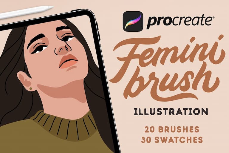 FeminiBrush-procreate笔刷