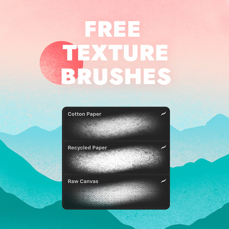 textures brushes procreate free
