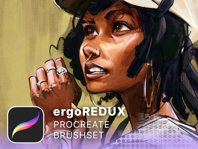 ergoREDUX PROCREATE Brushset